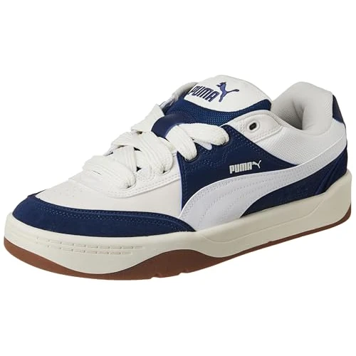 Limitiertes Angebot: PUMA Unisex Park Lifestyle Sk8 Sneaker, Warmweiß PUMA Weiß Persisches Blau, 40 EU von 79.95 EUR auf 43.60 EUR (Spare 45%)