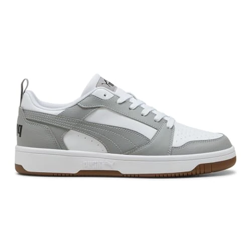 Offerta a tempo: Puma Rebound V6 Low, Sneaker Unisex - Adulto, White Gray Echo Black, 37 EU - 41% da 64.95 € a 38.61 €