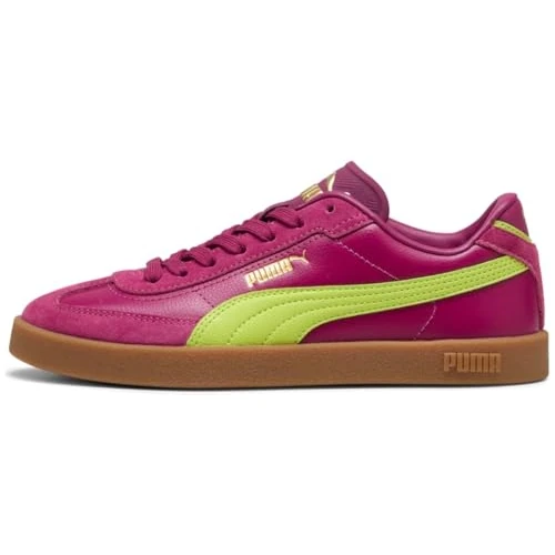 PUMA Unisex Club II Era Trainers, Berry-Lime Smash, 4.5 UK