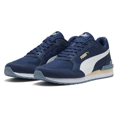 Offerta a tempo: Puma Sneaker Unisex St Runner Adulto NL, V4 Tela Bianca Blu persiana, 37 EU - 44% da 54.95 € a 30.59 €