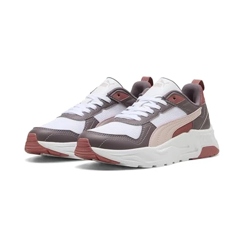 Offerta a tempo: PUMA Trinity 2 Lt, Scarpe da Ginnastica Unisex-Adulto, Uvetta Nebbia Bianca Malva, 44.5 EU - 38% da 64.95 € a 40.32 €