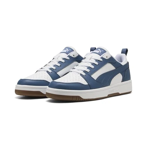 Oferta limitada: Puma Tenis Unisex Rebound V6 LowTrack, Puma Blanco Dark Indigo Gum, 36 EU de 51.95 € a 51.95 € (ahorro 0.00%)