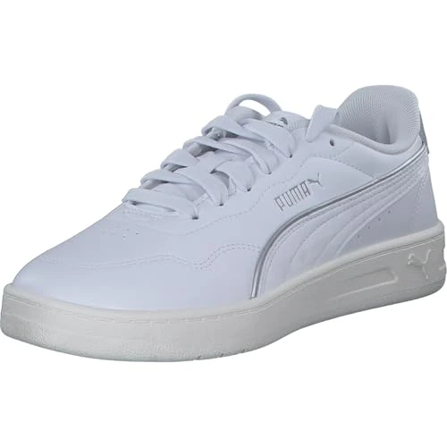 Offerta a tempo: PUMA Court Lally Dayinight Sneaker Donna, Puma White Puma - Puma, Colore: Argento, 37.5 EU - 40% da 49.95 € a 30.00 €