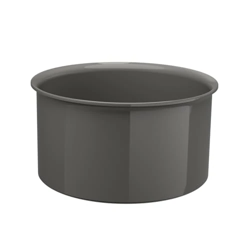 Lagostina Ingenio Vivissima, soeppan van keramiek, anti-aanbaklaag, 16 cm, bruikbaar met afneembare handgreep, 100% gerecycled aluminium met thermo-signaal voor alle warmtebronnen, inclusief inductie