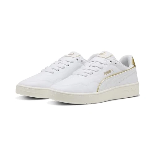 Puma Baskets Court Lally Dayinight pour Femme, Puma White Puma White Puma Gold, 37 EU