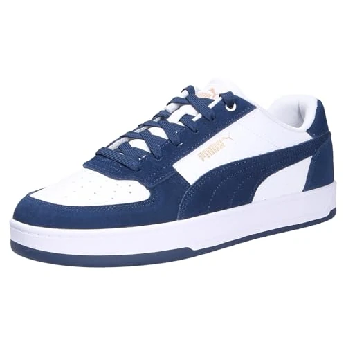 Offerta a tempo: Puma Caven 2.0 Mono Sneaker Unisex, Puma Bianco Blu Persiano Puma Oro, 47 EU - 20% da 64.95 € a 51.99 €
