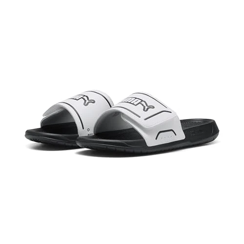 Offerta a tempo: Puma Sandali Unisex Royalcat ComfortSlide, 2 Bianco Nero, 37 EU - 14% da 29.95 € a 25.89 €