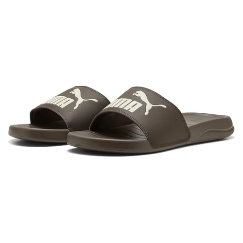 Offerta a tempo: PUMA Sandalo Popcat 20Slide Unisex, Neve alpina piatta in bronzo, 35.5 EU - 5% da 16.43 € a 15.62 €