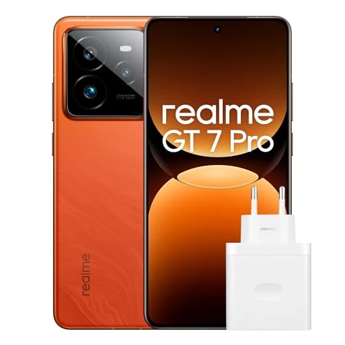 Offerta a tempo: realme GT 7 Pro 5G Smartphone 12+256GB, Processore Snapdragon® 8 Elite Chipset, Fotocamera AI Ultra-clear Snap con AI Display Eco² RealWorld, Con tecnologia NEXT AI, Arancione, Esclusiva Amazon - 0% da 853.17 € a 853.17 €