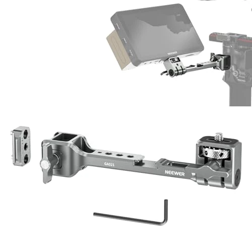 Offre limitée : NEEWER NATO Support Moniteur pour RS Nacelle, Support Rotatif à 360° avec Fixation NATO, Griffe Froide, Filetage 1/4",Compatible avec DJI RS5 RS4 RS4 Pro RS3 RS3 Pro RS 2 RSC 2 RoninS RoninSC,GA021 de 47.49 € à 44.99 € (5% de remise)