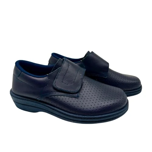 NOESLOMISMO BY DILEMA Sanitary Clogs for Women - Handmade Shoes in Spain, blue, 7 UK