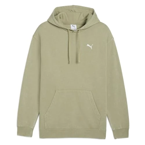 PUMA Męska bluza z kapturem Ess Elevated Relaxed Wash Fl (1 szt.)