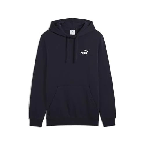 PUMA Hoodie avec Petit Logo N° 1 Essentials Homme M, New Navy Blue
