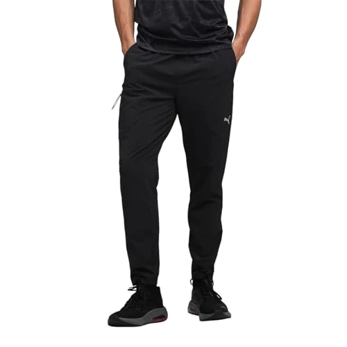 PUMA M Elastyczne tkane spodnie PUMA czarne