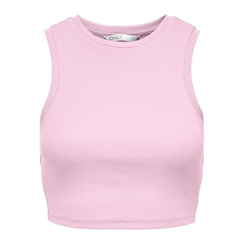 Oferta limitowana: Onlvilma S/L Cropped Tank Top JRS Noos, różowy (pink lady), M z 44.34 zł na 44.34 zł (oszczędź 0.00%)