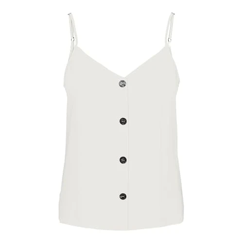 Limited-time offer: Onlnelly Life Button Singlet Solid Noos, Cloud Dancer, 20 from 16.20 £ to 16.20 £ (save 0.0%)