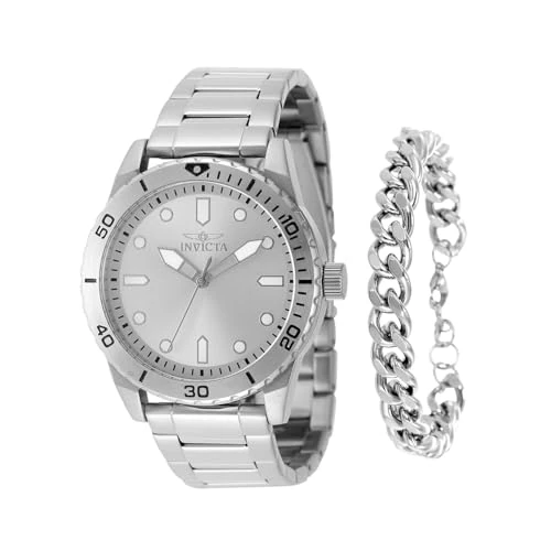 Tijdelijke aanbieding: Invicta Heren analoog quartz horloge met roestvrij stalen band 48311 van 75.54 EUR naar 75.54 EUR (korting 0%)