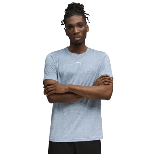 PUMA Camiseta Unisex M Tad Essentials Heather Cat (CF Small Cat) Tees (Paquete de 1)