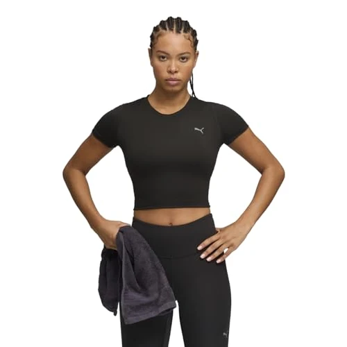 PUMA W CLOUDSPUN SS Twist TEE Puma Black