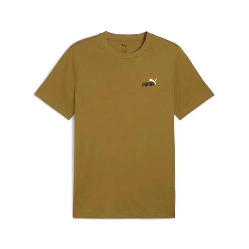 PUMA Camiseta Unisex ESS 2 Colores pequeña con Logotipo n.º 1 (Paquete de 1)