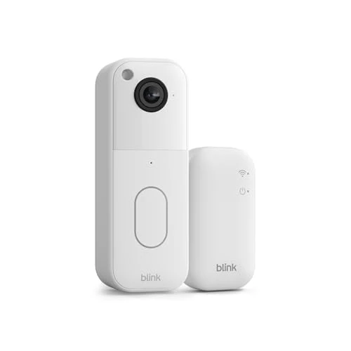 Oferta limitada: Sistema de videotimbre Blink (última generación) | Vídeo HD de cuerpo entero, autonomía de dos años, configuración sencilla, IP-65 | Módulo de sincronización básico incluido | Blanco de 64.99 EUR a 64.99 EUR (ahorro 0%)