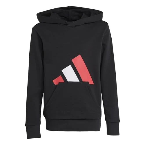 Oferta limitowana: adidas uniseks-kind ESSENTIALS BIG LOGO HOODIE, black/pure ruby/white, 9-10 Years z 116.19 zł na 116.19 zł (oszczędź 0.00%)