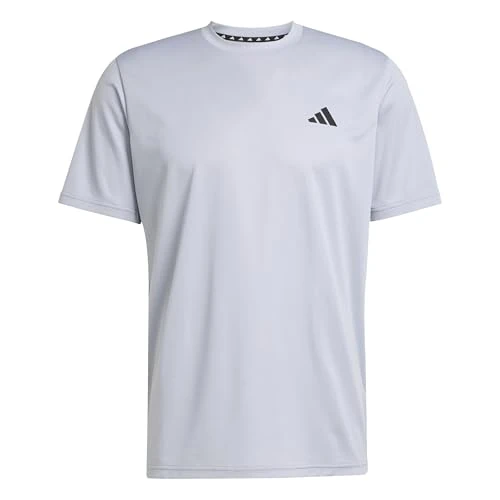 adidas Heren Train Essentials Training Tee, halo silver/black, XL