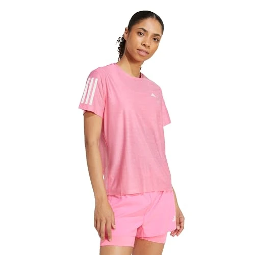 Limited-time offer: adidas Women's Own The Run Base Tee, Lucid Pink/White, XL from 14.00 £ to 13.92 £ (save 0.57%)