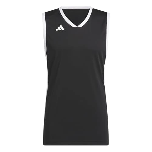 Offerta a tempo: adidas Uomo Mens Pulse Speed Bball Jersey Shirt, Black/White, S - 0.00% da 29.95 € a 29.95 €