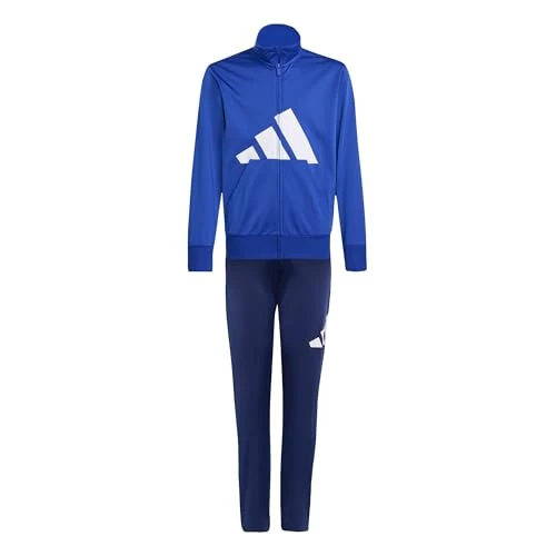 adidas Mixte enfant ESSENTIALS BIG LOGO CLIMACOOL TRACKSUIT, team royal blue/white, 15-16 Years