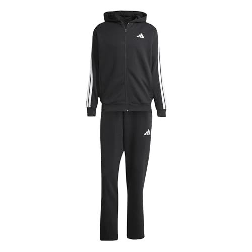 Offre limitée : adidas Herren COLORBLOCK HOODED TRACKSUIT, black/white, M de 84.95 € à 80.99 € (4.66% de remise)