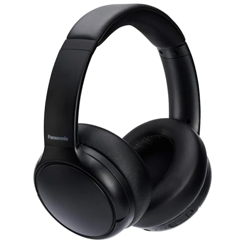 Offerta a tempo: Panasonic M600B, Cuffie Wireless con Hybrid ANC, Modello Over-Ear Girevole, Bluetooth 5.3, Microfono Integrato, Fino a 65 Ore di Riproduzione, XBS Deep, USB-C, Nero - 39% da 89.99 € a 54.99 €