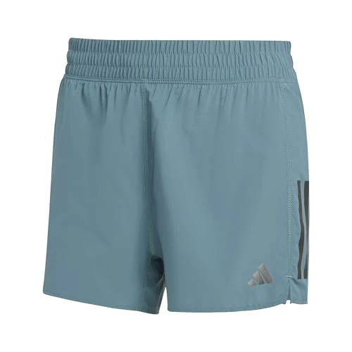 adidas Women's Own The Run Shorts, Preloved Teal, M 3 inch