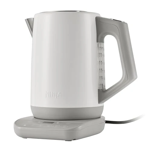 Offre limitee: Bouilloire Ninja Perfect Temperature, 1,7 L, avec contrôle de la température, affichage LED, bouilloire facile à utiliser avec ébullition rapide, maintien de la température, Blanc, KT200EUWH de 99.57 EUR a 99.57 EUR (economie 0%)