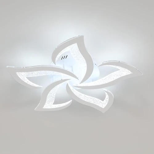 Oferta limitowana: Comely Lampa sufitowa LED, 60 W 6750 LM Nowoczesna lampa sufitowa do salonu, sypialni, jadalni (zimna biel 6500 K, średnica 60 cm) z 178.20 zł na 178.20 zł (oszczędź 0.00%)