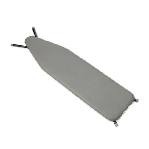 Amazon Basics Bügelbrettbezug, Standardgröße, dicke Polsterung, grau, 38.1 x 137.2 cm