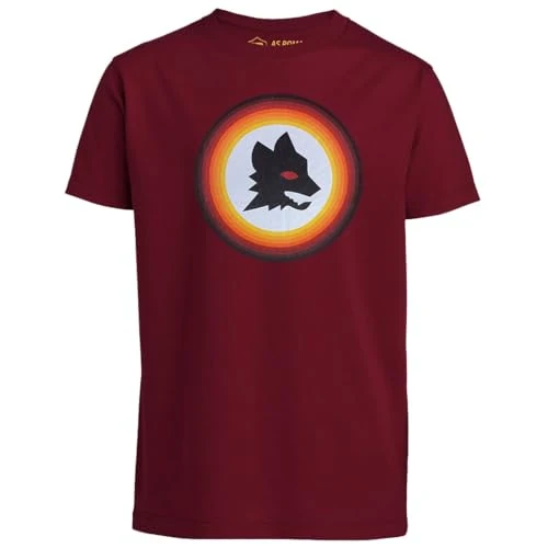 Tijdelijke aanbieding: AS Roma Bedrukt T-shirt met rolkraag van 18.59 € naar 18.59 € (0.00% korting)