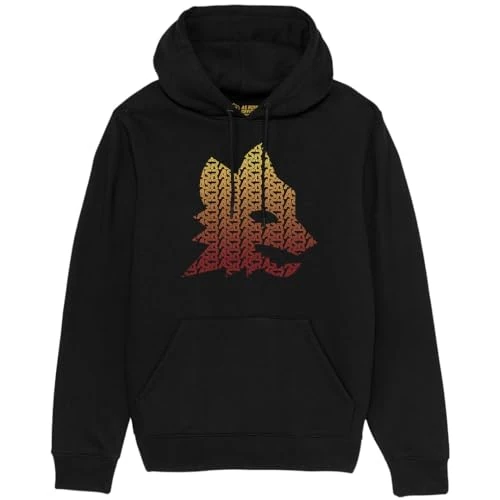 Offre limitée : AS Roma Fcu006-blk-l Sweatshirt à Capuche, Noir, L Mixte de 47.10 EUR à 47.10 EUR (remise 0%)