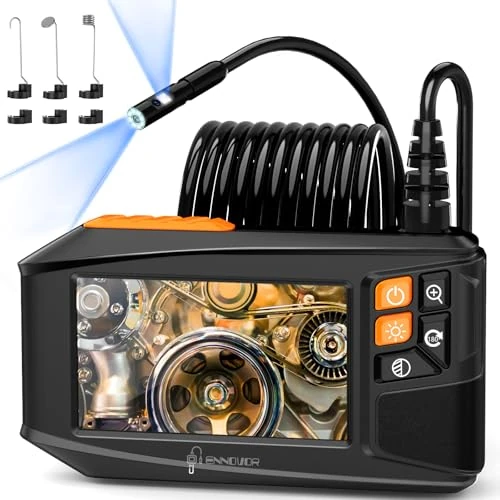 Oferta limitada: [Doble lente] Ennovor cámara de inspección endoscopio, pantalla IPS de 4.3 pulgadas, boroscopio digital 1920P HD, sin aplicación, sin WiFi, cámara de inspección con 8 luces LED, cámara de drenaje de 48.99 € a 48.99 € (ahorro 0.00%)