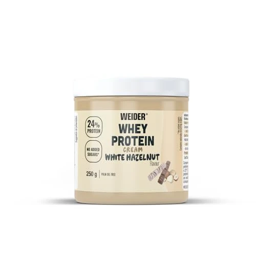 Offerta a tempo: Weider Whey Protein Cream (250g) Ciocco Bianco-Nocciola, Crema Proteica - 0.00% da 5.78 € a 5.78 €