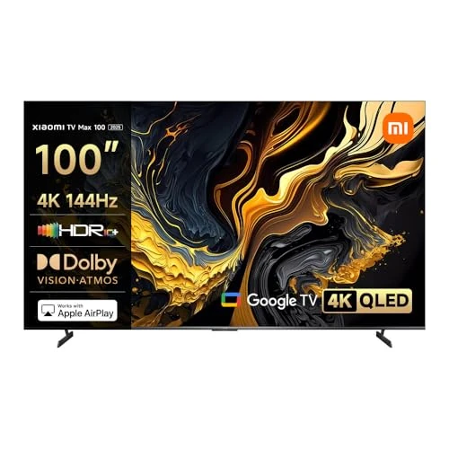 Offre limitée : XIAOMI TV Max 100 2025, Google TV, 100 inch, QLED, 144Hz, Smart TV, Dolby Vision de 1699.00 € à 1599.00 € (6% de remise)