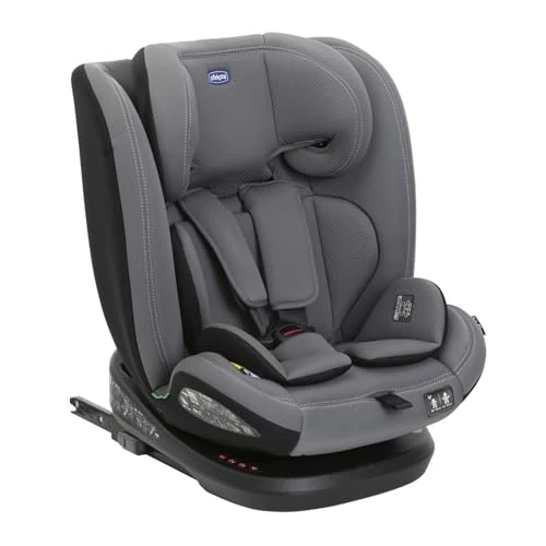 Offerta a tempo: Chicco Seggiolino Auto Mokita I-Size, con sistema Isofix, per bambini di altezza compresa tra 76 e 150 cm, utilizzabile a partire dai 15 mesi, Riduttore incluso, Grigio - 15% da 199.00 € a 168.85 €