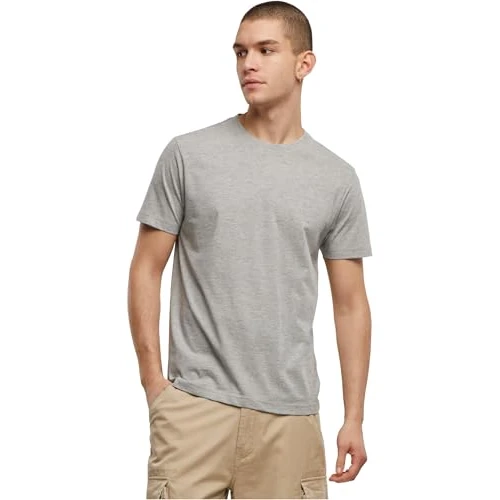 Brandit T-Shirt Uomo, Grey_Melange, 4XL