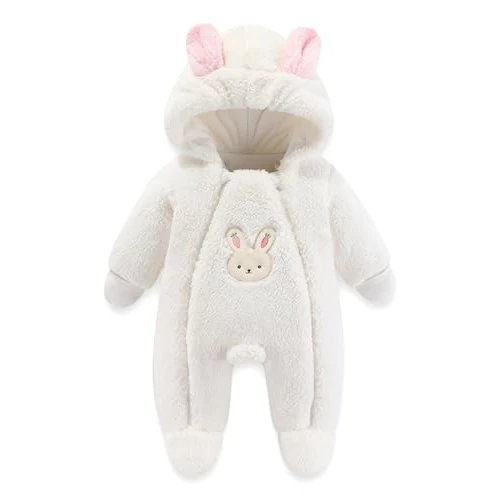 Oferta ograniczona: JiAmy Dziecięcy kombinezon zimowy z kapturem, kombinezon śniegowy, strój polarowy, kombinezon dla chłopców i dziewczynek, kombinezon do zabawy, 0-12 miesięcy z 119.80 EUR na 119.80 EUR (znizka 0%)