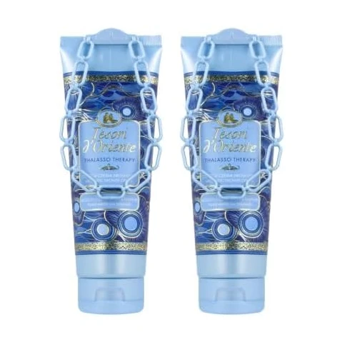 Offerta a tempo: Tesori d'Oriente - Doccia Crema Thalasso Therapy con Estratto di Acqua delle Isole Fiji e Alga Marina, Deterge la Pelle e Dona Freschezza e Idratazione, 250ml (Confezione da 2) - 35% da 4.58 € a 2.98 €