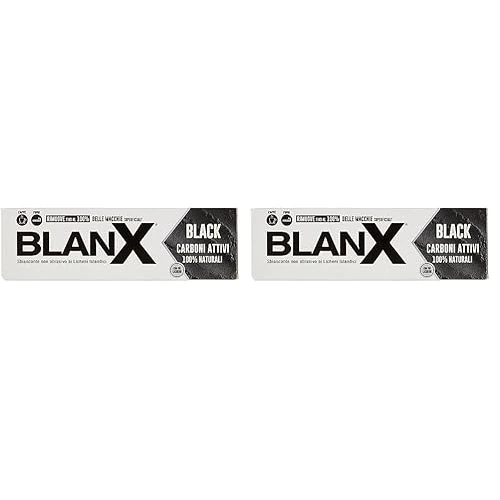 Offerta a tempo: Blanx Dentifricio Black 75ml, Dentifricio Sbiancante con Licheni Islandici e Carboni — 30% da 7,90 € a 5,54 €