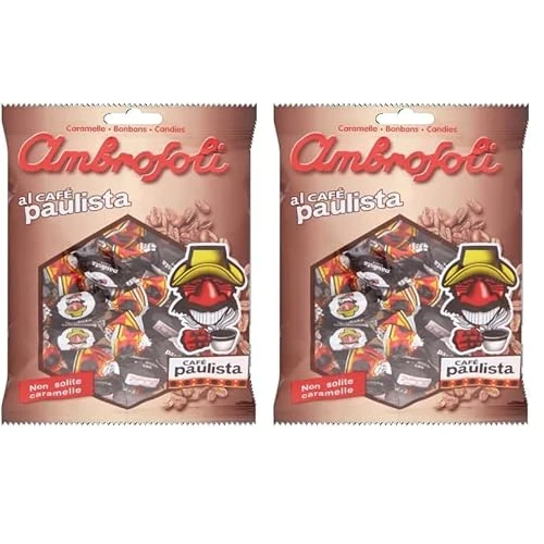 Offerta a tempo: Ambrosoli Caramelle al Cafe Paulista, 150g (Confezione da 2) - 31% da 3.18 € a 2.18 €