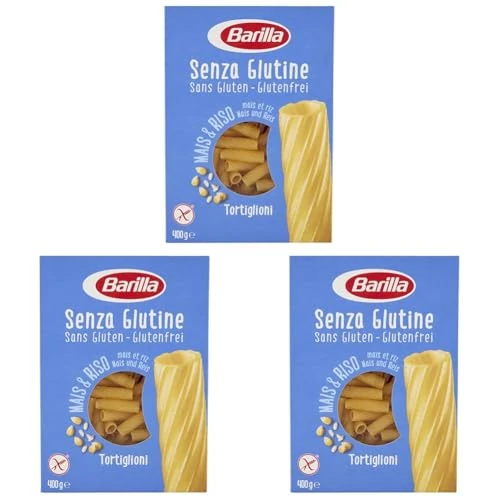 Offerta a tempo: Barilla Pasta Tortiglioni Senza Glutine, Pasta Corta di Mais Bianco — 26% da 4,47 € a 3,30 €