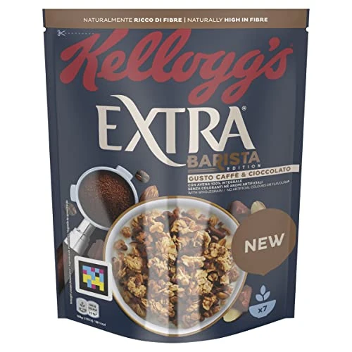 Offerta a tempo: Kellogg's Extra Barista Granola, 350g (Confezione da 6) - 36% da 25.14 € a 16.02 €