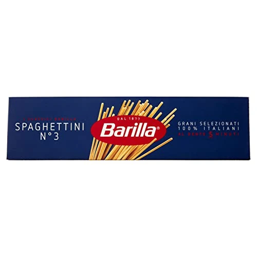 Barilla Pasta Spaghettini N.3 di Semola di Grano Duro, 500g (Confezione da 10)